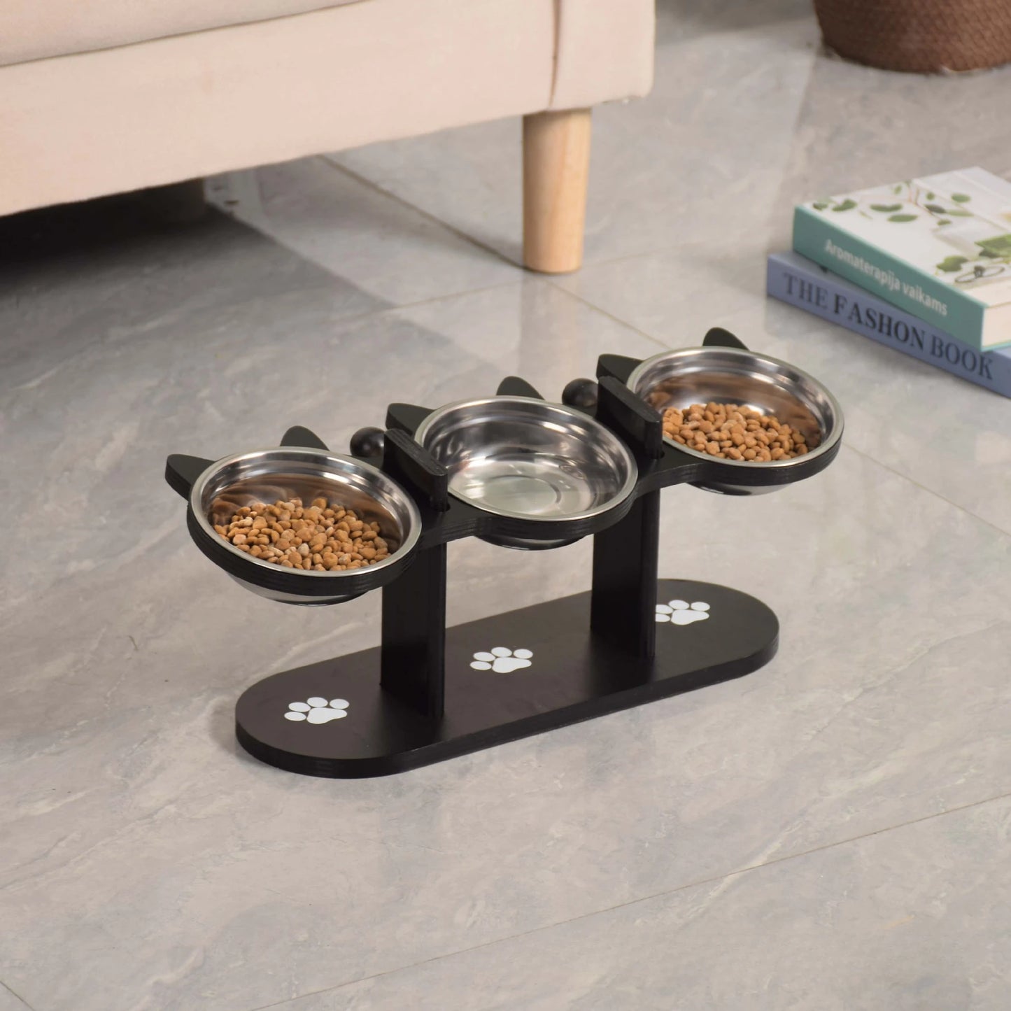 3-Tier Elevated Cat Bowl