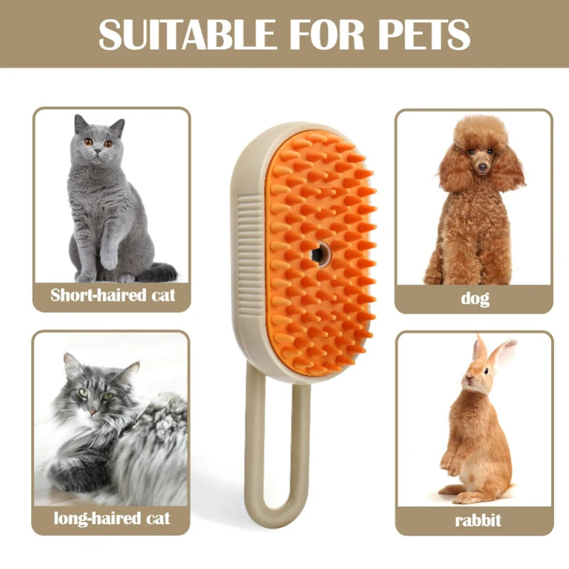 Electric Steam Cat Brush