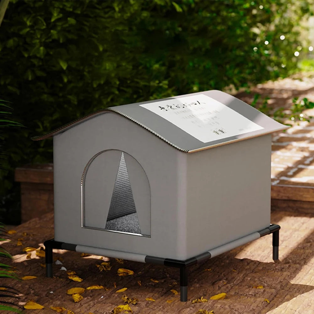 Outdoor Waterproof Foldable Cat House – All-Weather Shelter for Indoor & Outdoor Cats