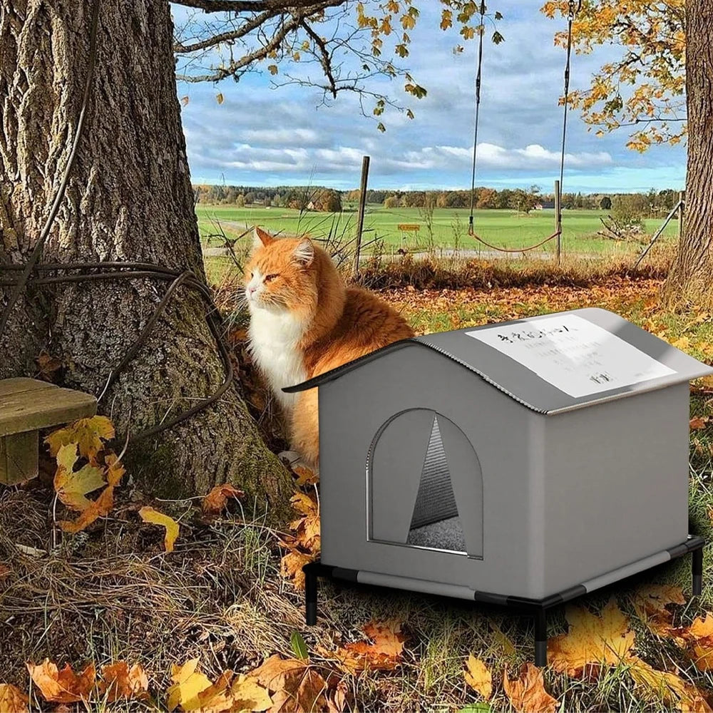 Outdoor Waterproof Foldable Cat House – All-Weather Shelter for Indoor & Outdoor Cats