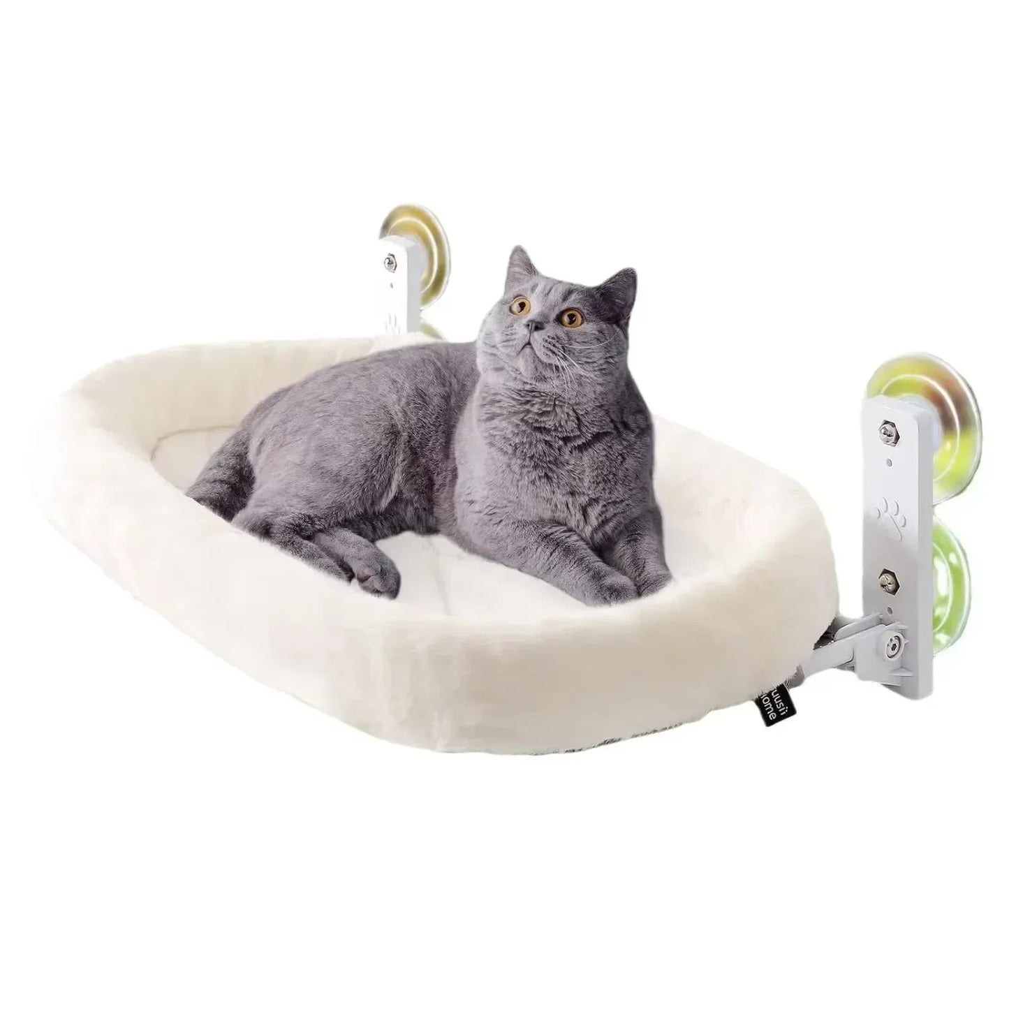 Window Cat Hammock – Suction Cup Perch for Sunbathing Cats