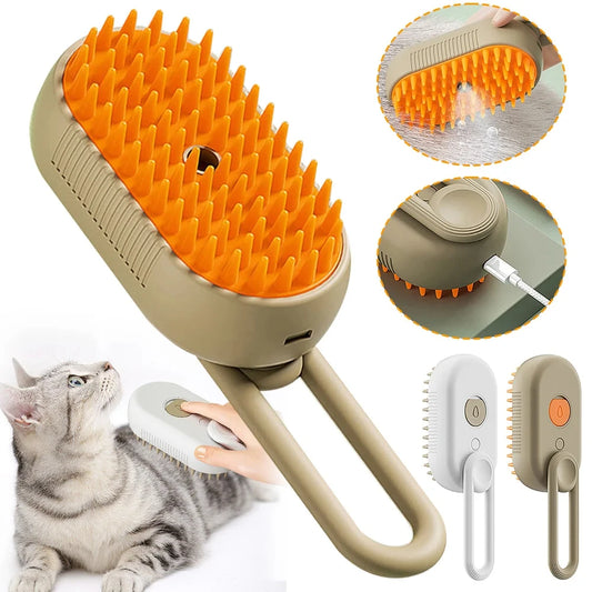 Electric Steam Cat Brush