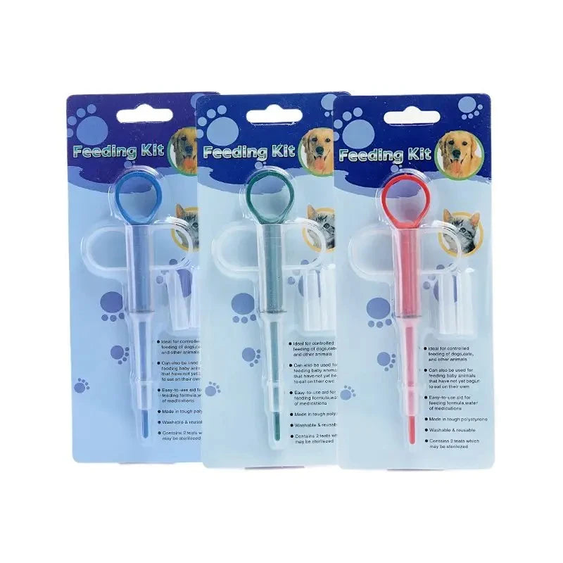 Cat Medicine Feeder Syringe – Soft Tip Pill Shooter for Cats