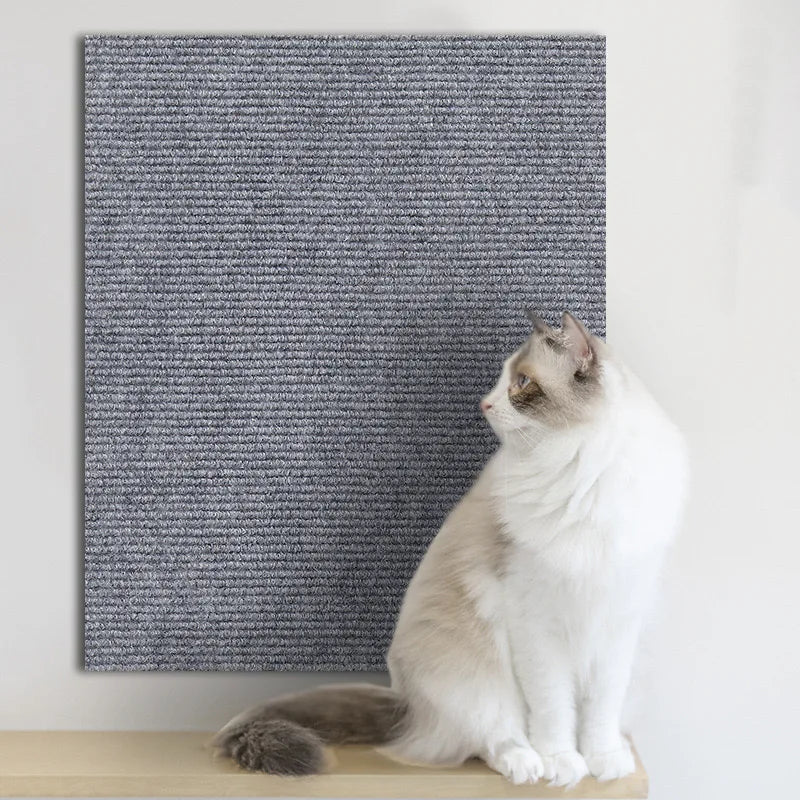 Self-Adhesive Cat Scratching Mat – Trimmable Furniture Protector for Cats