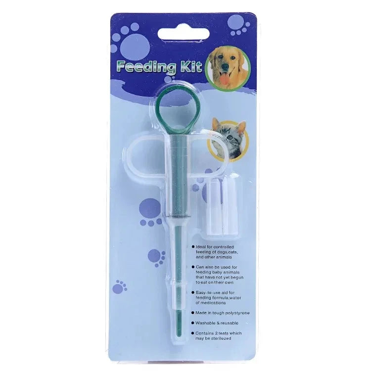 Cat Medicine Feeder Syringe – Soft Tip Pill Shooter for Cats