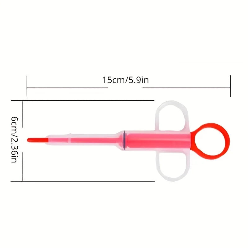 Cat Medicine Feeder Syringe – Soft Tip Pill Shooter for Cats