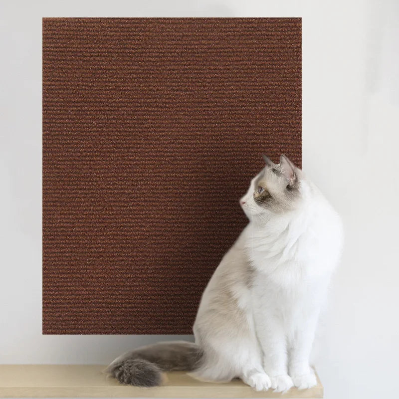 Self-Adhesive Cat Scratching Mat – Trimmable Furniture Protector for Cats