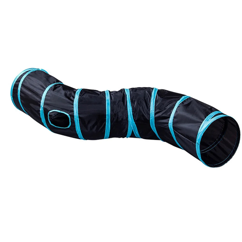 Foldable Cat Play Tunnel – Multi-Channel Fun for Indoor Cats