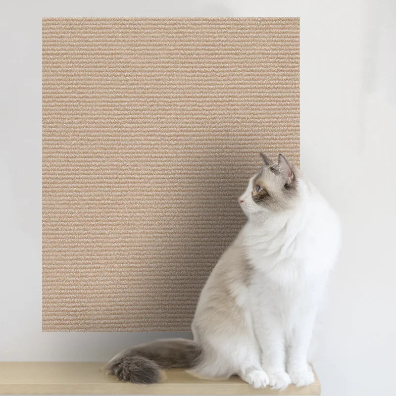 Self-Adhesive Cat Scratching Mat – Trimmable Furniture Protector for Cats