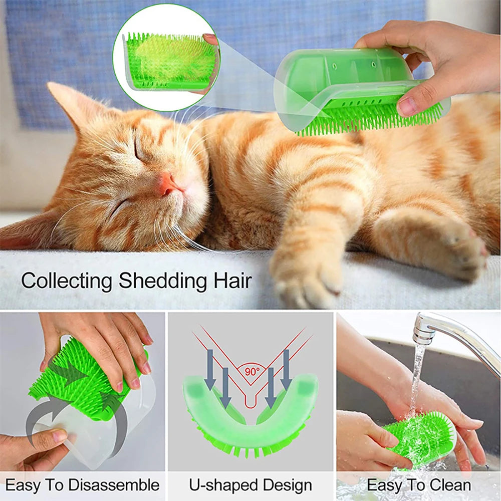 Corner Cat Massage Brush