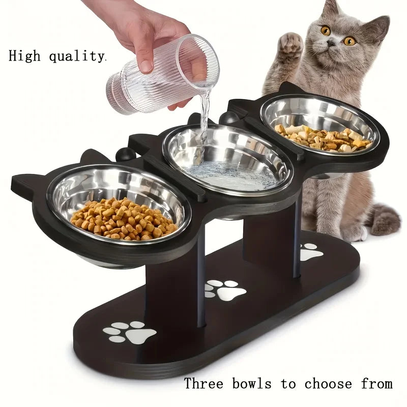 3-Tier Elevated Cat Bowl