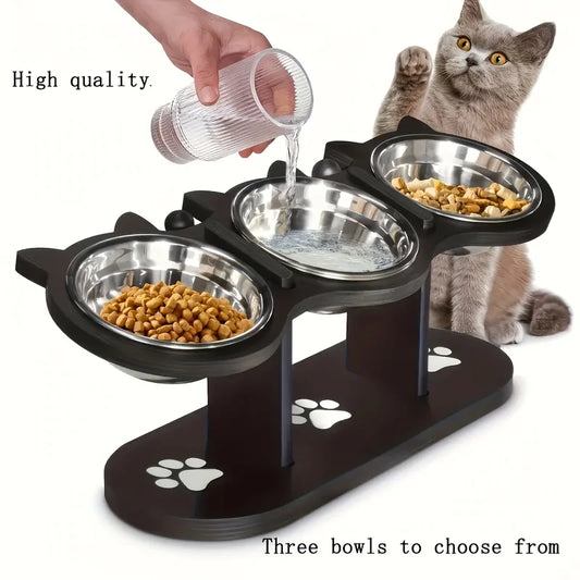3-Tier Elevated Cat Bowl