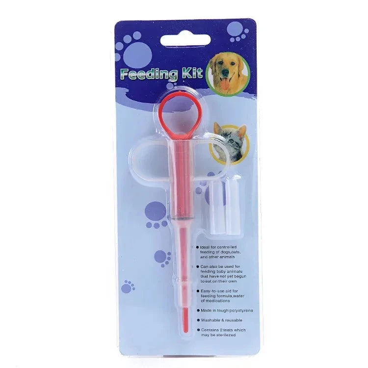 Cat Medicine Feeder Syringe – Soft Tip Pill Shooter for Cats