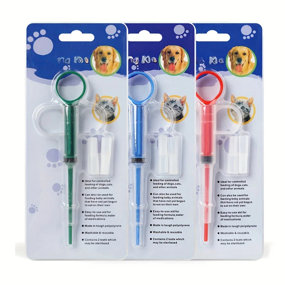 Cat Medicine Feeder Syringe – Soft Tip Pill Shooter for Cats